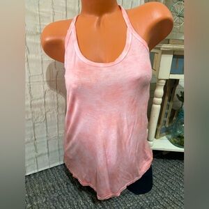 Women’s Billabong Racerback Tie Dye Pink Sleeveless Tank Top Sz M NEW!